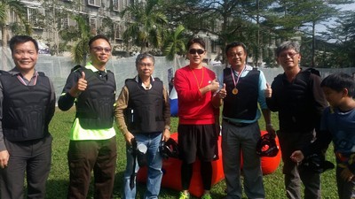 105學年度第1學期台南夏日學校漆彈及攀岩主題活動體驗營圖片