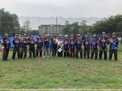 107學年度第2學期本系籌備電視台漆彈運動教育紀錄片拍攝圖片